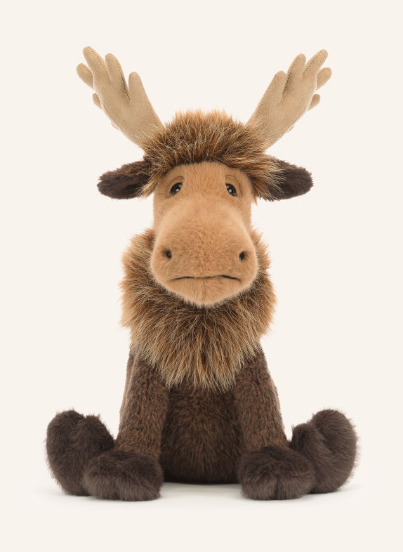 Jellycat Plyšová hračka BIRCHLY MOOSE TMAVĚ HNĚDÁ / VELBLOUDÍ