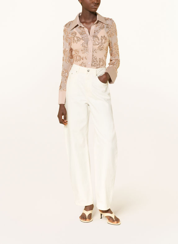 miss goodlife Skjortor i mesh med paljetter TAUPE