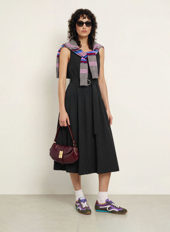 DAMSON MADDER. Kleid DALLAS SCHWARZ