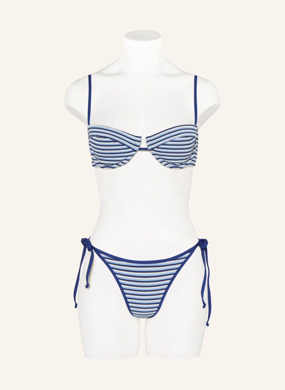 SEAFOLLY Bügel-Bikini-Top HORIZONS BLAU / HELLBLAU / WEISS