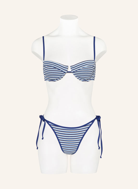 SEAFOLLY Triangel-Bikini-Hose HORIZONS BLAU / HELLBLAU / WEISS