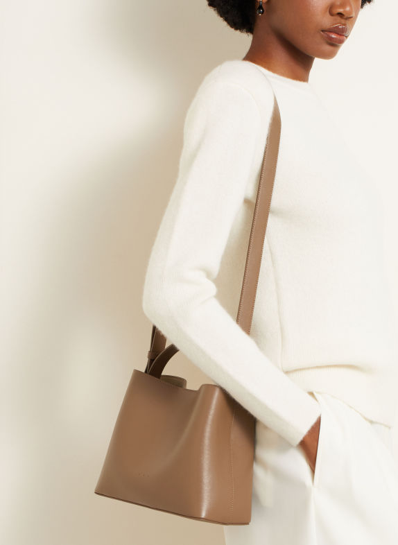 AESTHER EKME SAC MINI Crossbody Bag BROWN