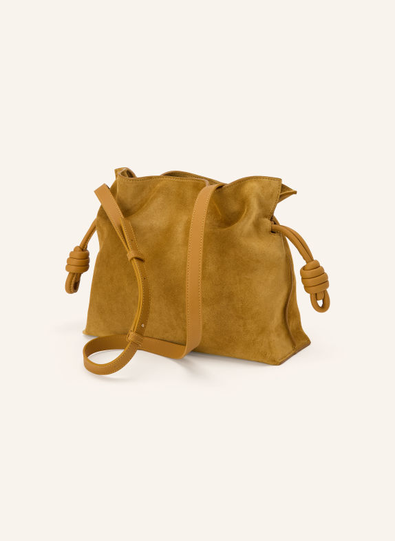 LOEWE FLAMENCO MEDIUM Bucket bag DARK YELLOW / GOLD