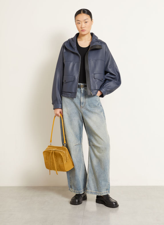 LOEWE Handtasche AMAZONA 180 MEDIUM DUNKELGELB / GOLD