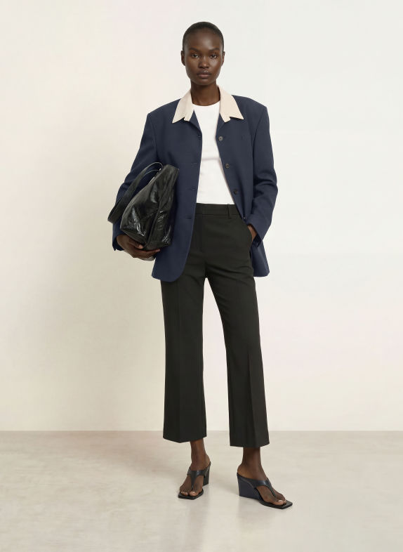 Source Unknown Blazer DUNKELBLAU / CREME