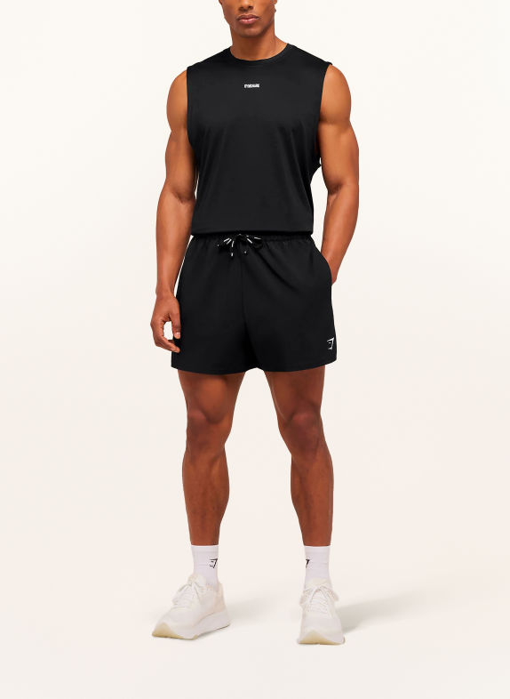 GYMSHARK Top technique TRAIN CUT OFF NOIR
