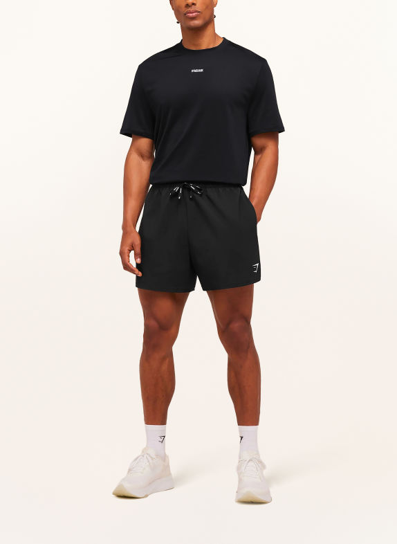 GYMSHARK Funktionsshirt TRAIN SCHWARZ