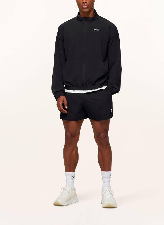 GYMSHARK Trainingsjacke GOOD TRAIN SCHWARZ
