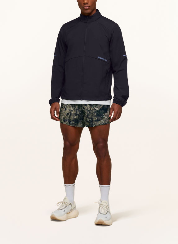 GYMSHARK Veste de course RUNNING COUPE-VENT NOIR