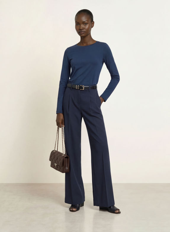 Stefan Brandt Longsleeve FANNY DUNKELBLAU
