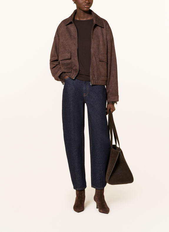 monari Barrel džíny 751 dark denim