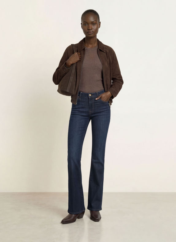 7 for all mankind Bootcut Jeans THE LEGGY BOOTCUT 1G6 Dark Blue