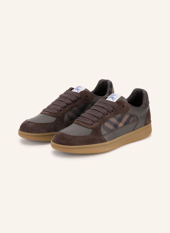 BURBERRY TERRACE Sneakers DARK BROWN / BROWN