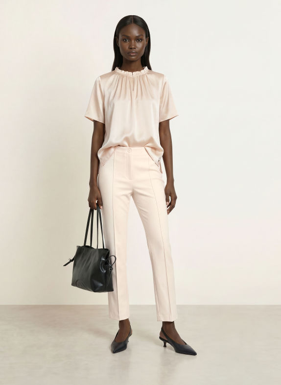 MARC CAIN Blusenshirt aus Seide 153 Magnolia