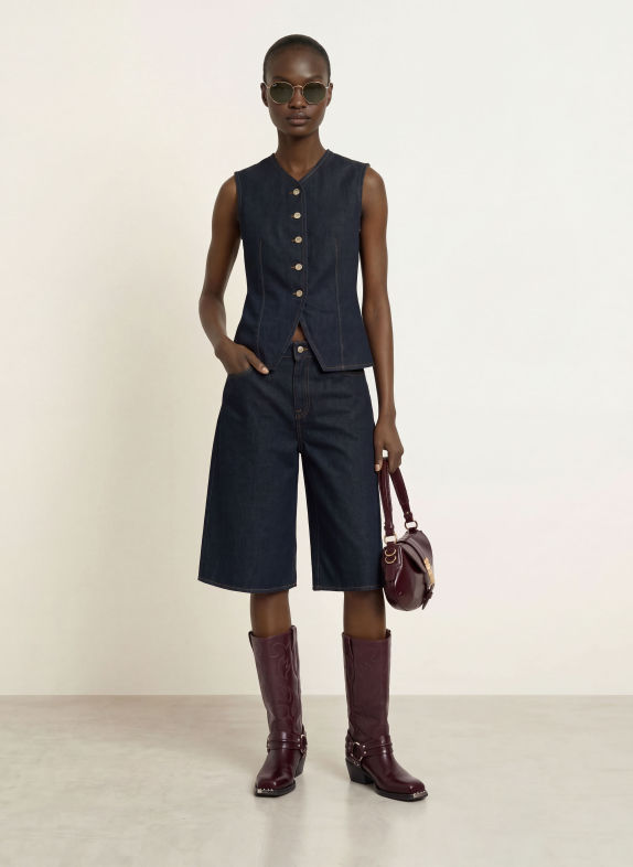 7 for all mankind Jeansweste DUNKELBLAU