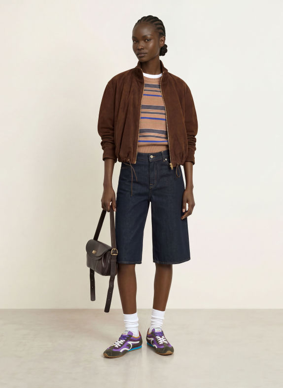7 for all mankind Jeans-Bermudas CULOTTE 45B HALFNIGHT