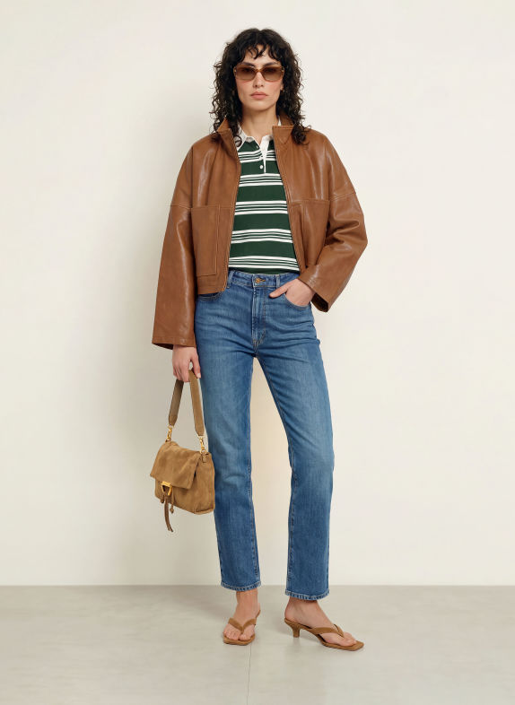 7 for all mankind Straight jeans HIGH RISE STRAIGHT 43Y SOLARSTORM