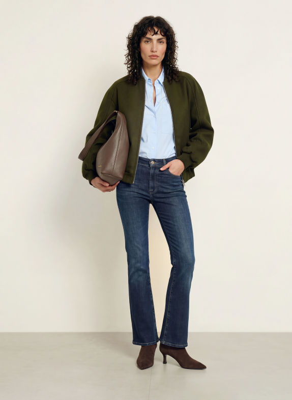 7 for all mankind Bootcut jeans THE LEGGY BOOTCUT 45S DEEPNIGHT