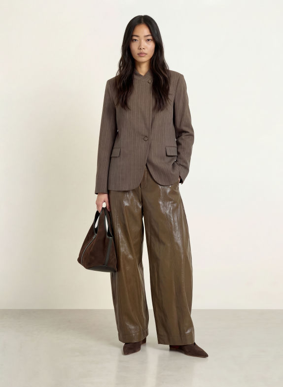NEO NOIR Blazer NERINE DUNKELBRAUN / CREME