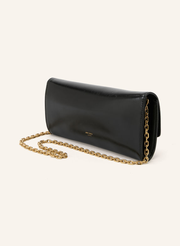 JIMMY CHOO Psaníčko CINCH ČERNÁ / ZLATÁ