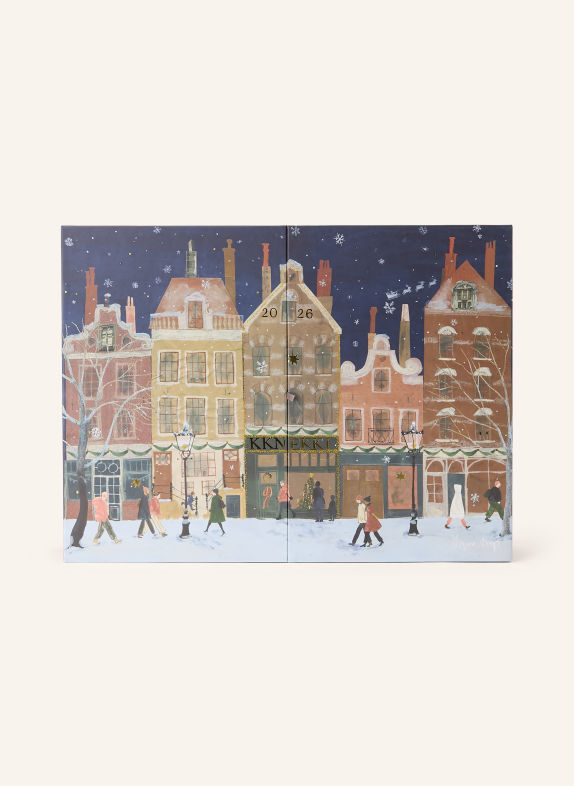 KKNEKKI Adventskalender DUNKELBLAU / GOLD / BRAUN