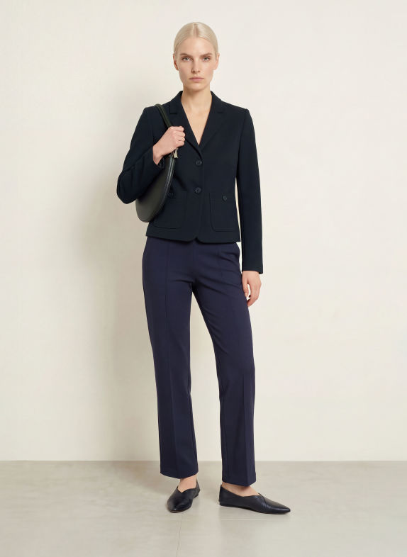 monari Wide-leg trousers DARK BLUE