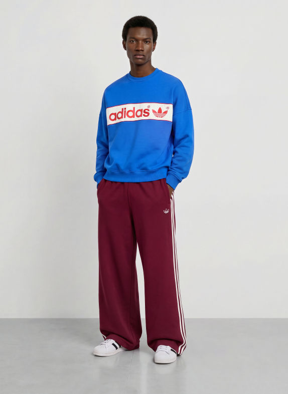 adidas Originals Sweatpants ADISIGNATURE 3 STRIPES DUNKELROT / WEISS