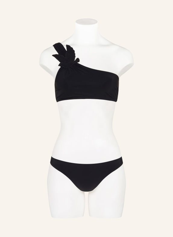 ZIMMERMANN FAIRLIGHT One-shoulder bikini BLACK