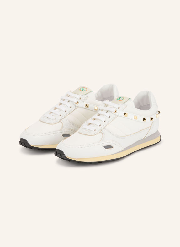 VALENTINO GARAVANI Sneakersy STUD UP BÍLÁ