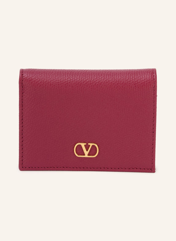VALENTINO GARAVANI Portefeuille VLOGO SIGNATURE ROUGE FONCÉ