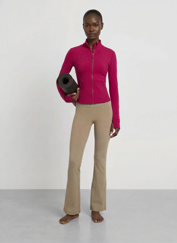 lululemon Trainingsjacke DEFINE CROPPED FUCHSIA