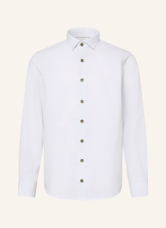 G.O.L. FINEST COLLECTION Slim-Fit Shirt WHITE / LIGHT GRAY