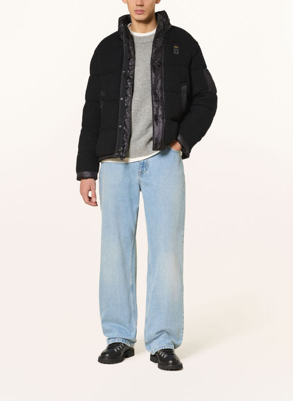 Blauer Steppjacke LAWRENCE SCHWARZ