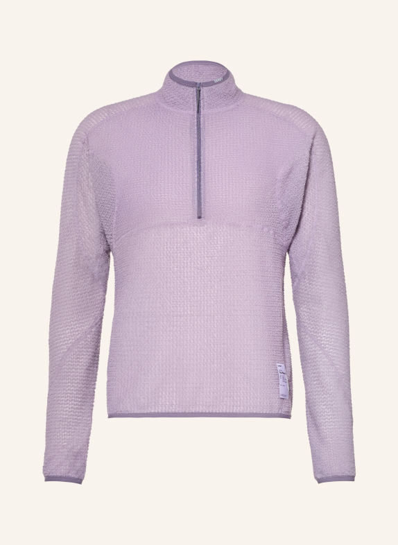 SATISFY FUZZFLEECE™ AD Fleece Half-zip Sweater PURPLE