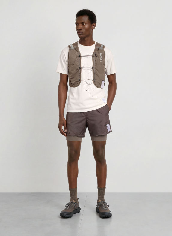 SATISFY MOTHTECH Running Shirt WHITE