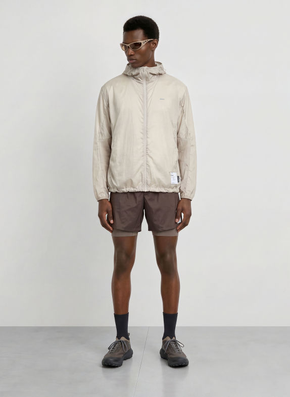 SATISFY 2-in-1-Laufshorts TECHSILK™ BRAUN
