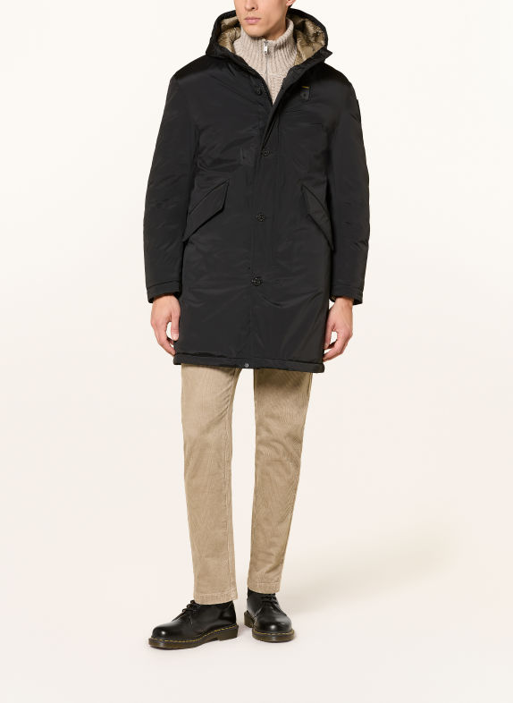 Blauer FAYWOOD Coat BLACK / YELLOW