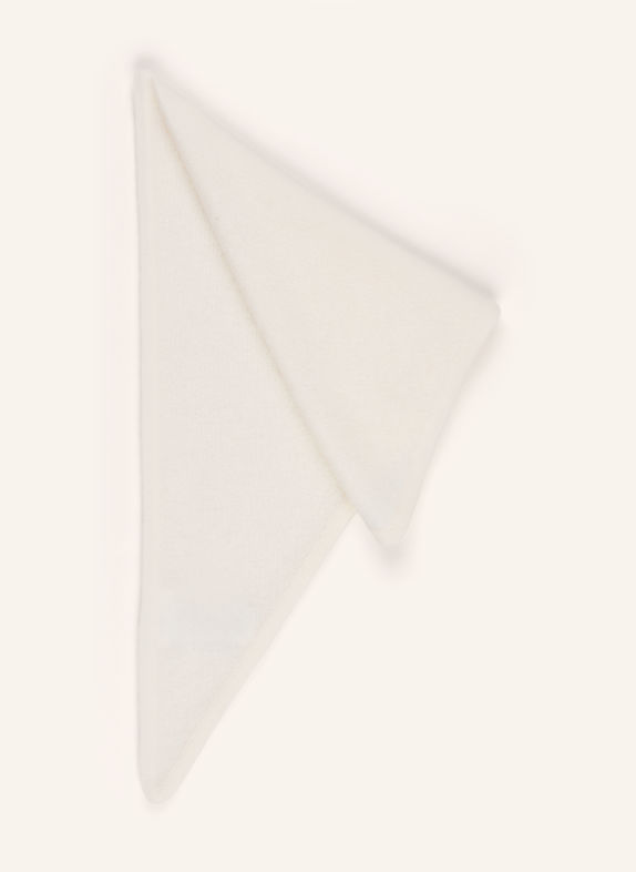 darling harbour Triangular scarf with cashmere CREME