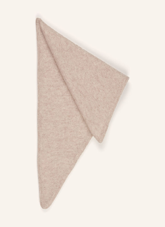 darling harbour Triangular scarf with cashmere pebble melange