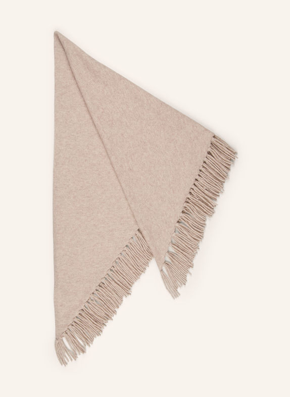 darling harbour Triangular scarf with cashmere pebble melange