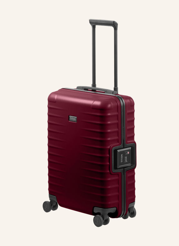 TITAN Trolley OVERSEAS S20 DUNKELROT / SCHWARZ