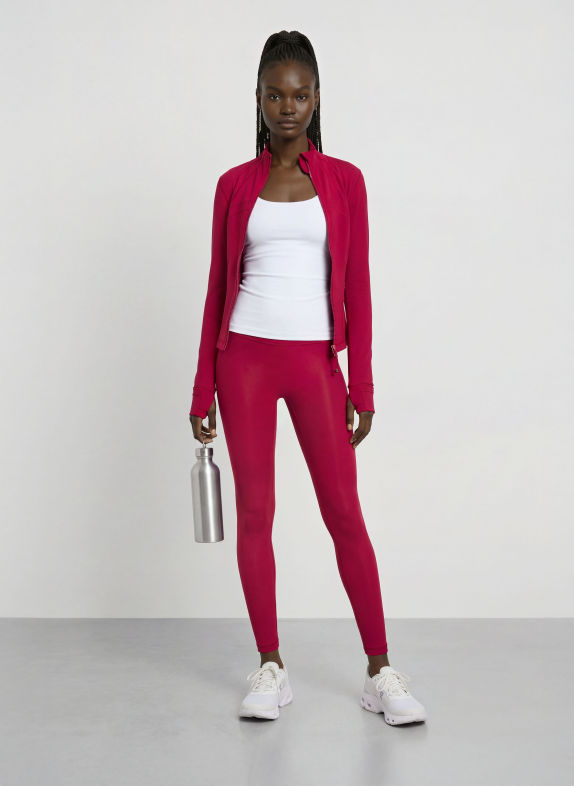 lululemon WUNDER HR 28IN Leggings DARK RED