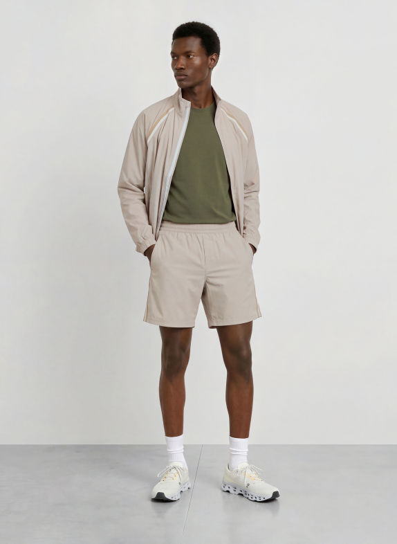 lululemon PACE BREAKER Running Shorts BEIGE / CREAM