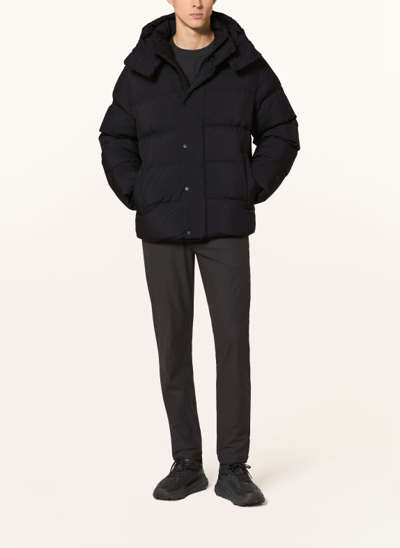lululemon WUNDER PUFF Down Jacket with Detachable Hood BLACK