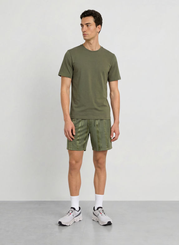 lululemon T-shirt technique ZEROED IN OLIVE