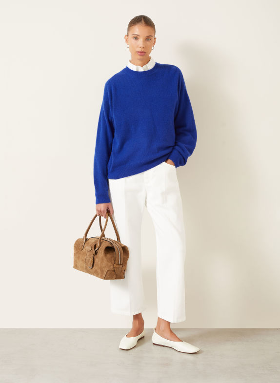 IRIS von ARNIM KALENA 50 Sweater with Cashmere DARK BLUE