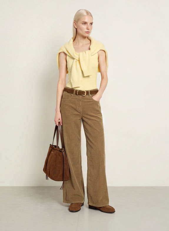 darling harbour Top LOLLO butter yellow