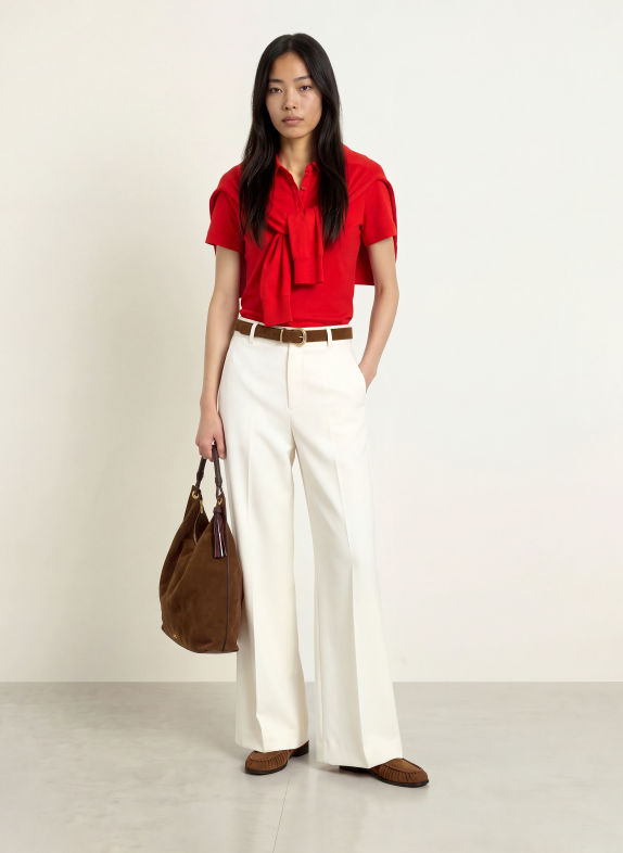 darling harbour Polo en jersey RED