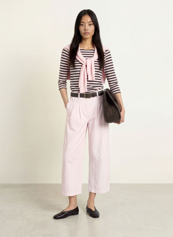 darling harbour Haut à manches 3/4 babyrose / navy