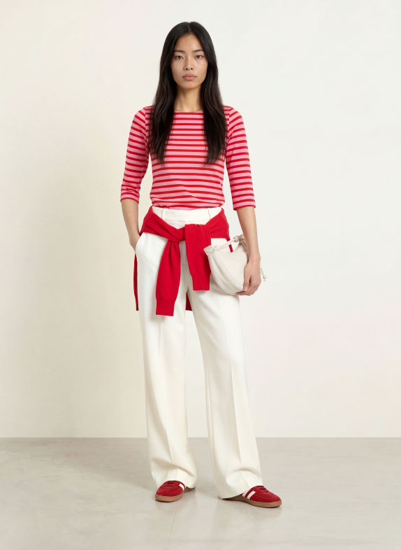 darling harbour Shirt mit 3/4-Arm PINK / RED